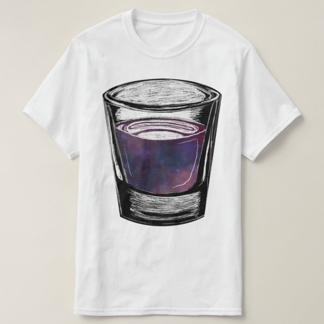 shot glass T-Shirt (Design Front)