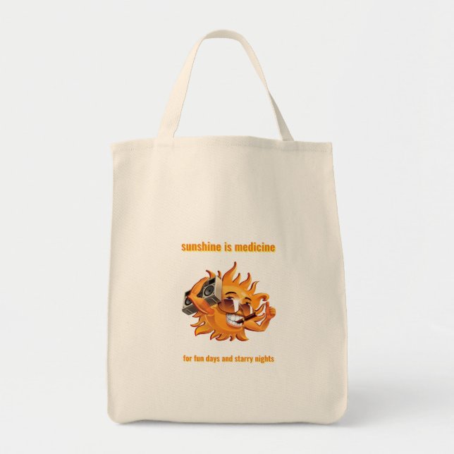 Shot glass tote bag (Front)