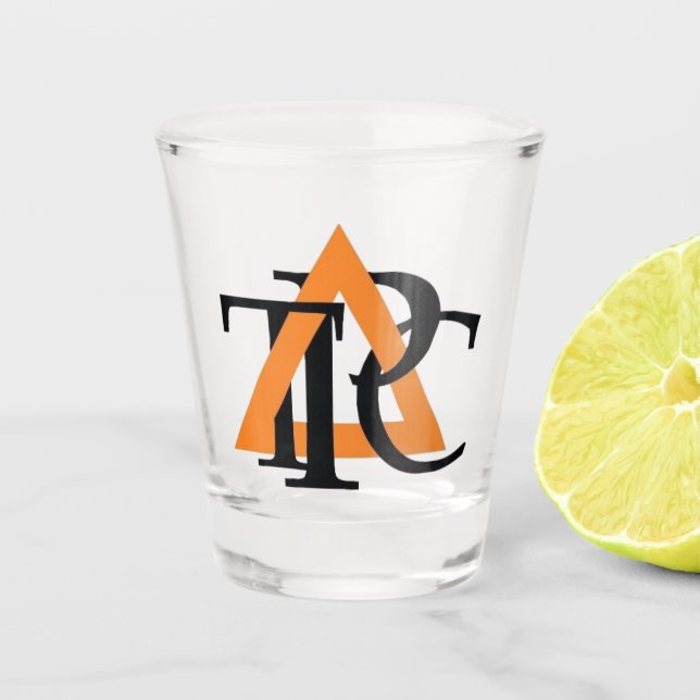 Shot glass with Triangle Logo (Front)