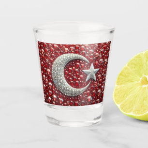 Shot glass with Turkish Colours
