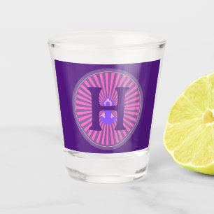 Shot Glass - Yoga Zen - Personalised - Add Initial