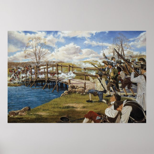 Shot Heard 'Round the World by Domenick D'Andrea Poster (Front)