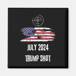 Shot July 2024 Usa America Magnet