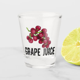 Shot of Grape Juice Shot Glass