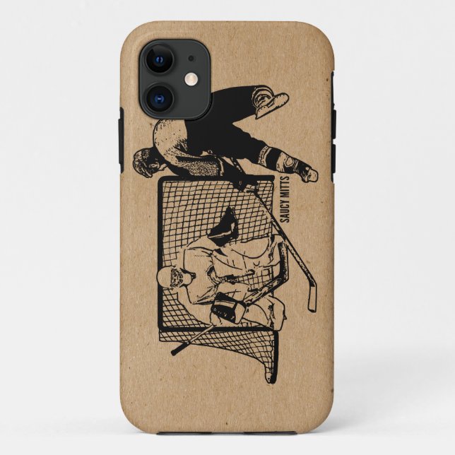 Shot on Net Hockey Case-Mate iPhone Case (Back)