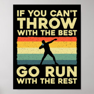 Shot Put Art For Men Women Shot Put Throwing Shot Poster