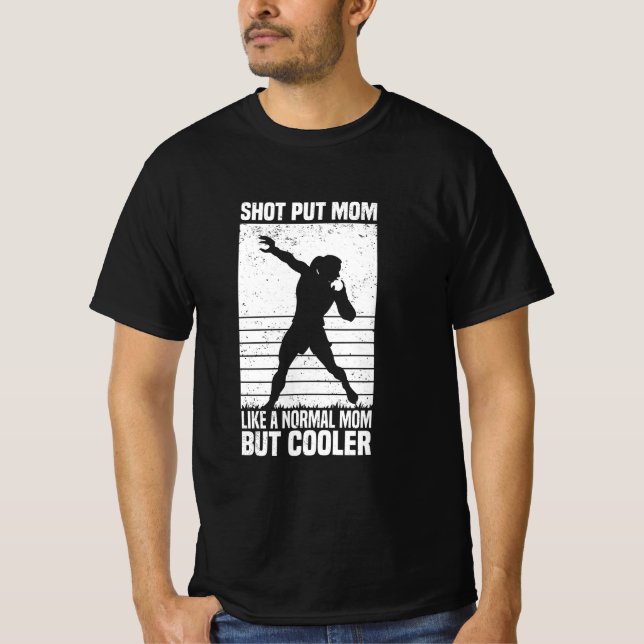 shot put | Athletics shot putter gifts T-Shirt (Front)