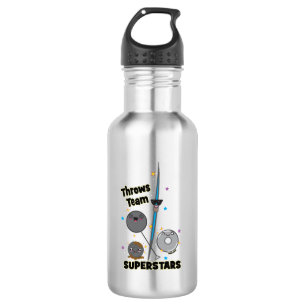 Shot Put Discus Hammer Javelin Throw Fun Gift 532 Ml Water Bottle