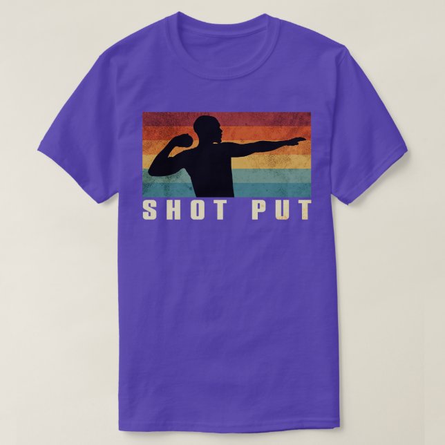 Shot Put Retro 1 T-Shirt (Design Front)