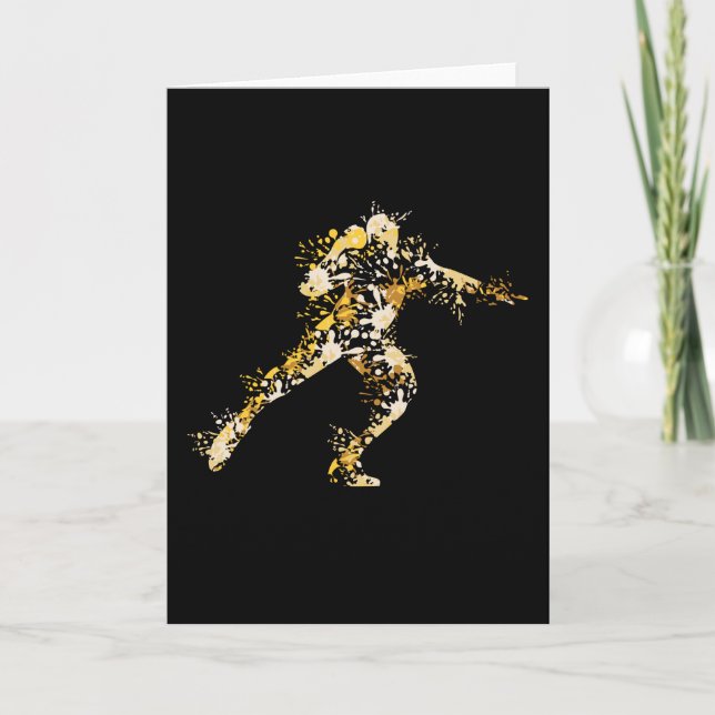 Shot Put Splash Card (Front)