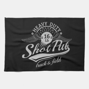 shot put wings tea towel