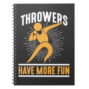 Shot Putting Track and Field Shot Put Thrower Notebook