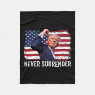 Shot Shirt 2024 Rally - Never Surrender 1 Fleece Blanket