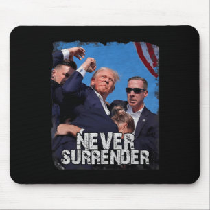 Shot Shirt 2024 Rally - Never Surrender  Mouse Pad