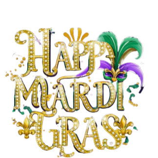 Shotglass "Happy Mardi Gras" Shot Glass