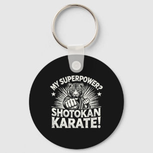Shotokan Karate Fighter Martial Arts Tiger Funny K Key Ring