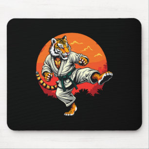 Shotokan Karate Fighter Martial Arts Tiger Funny K Mouse Pad