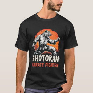 Shotokan Karate Fighter Martial Arts Tiger Funny K T-Shirt
