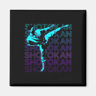 Shotokan Karate Japanese Martial Arts Retro Magnet