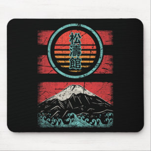Shotokan Karate Kanji Retro 80s Style Mouse Pad