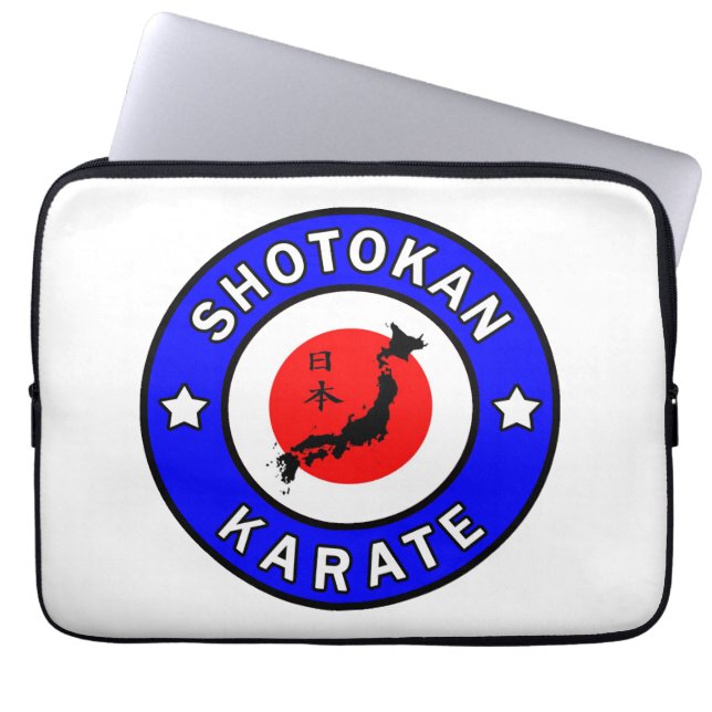 Shotokan Karate laptop sleeve (Front)