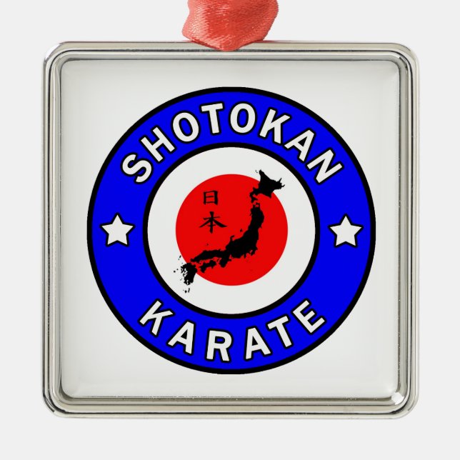 Shotokan Karate Metal Ornament (Front)