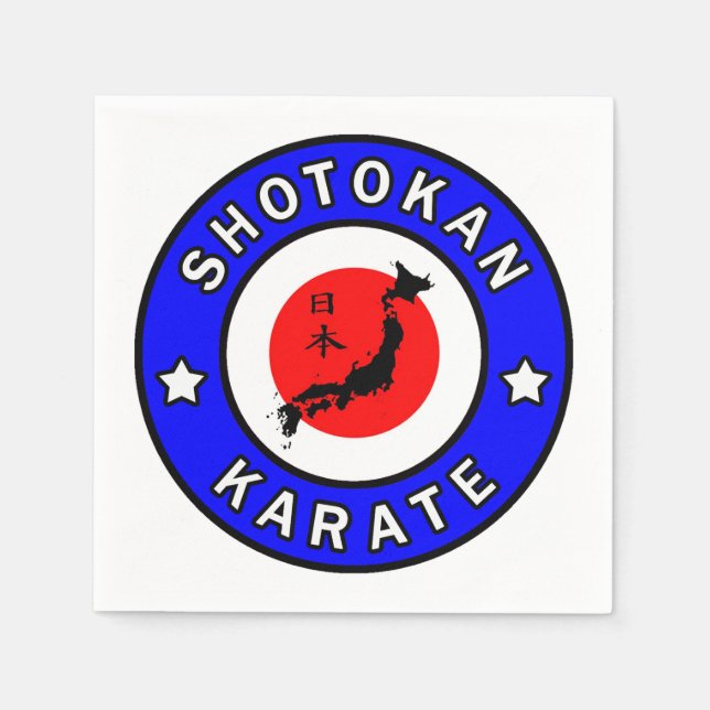 Shotokan Karate Napkin (Front)