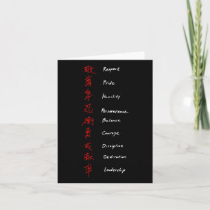 Shotokan Karate Rules Card
