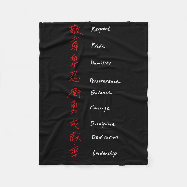 Shotokan Karate Rules  Fleece Blanket (Front)