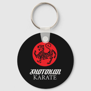 Shotokan Karate Tiger Graphic Martial Arts T Shirt Key Ring