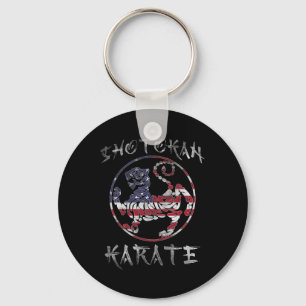 Shotokan Karate Tiger Symbol Usa Squad Martial Art Key Ring