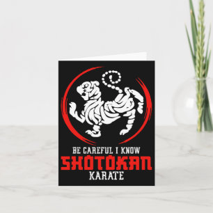 Shotokan Symbol Training Be Careful Instructor Sho Card