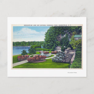 Shotwell Memorial Park and Lake View Postcard