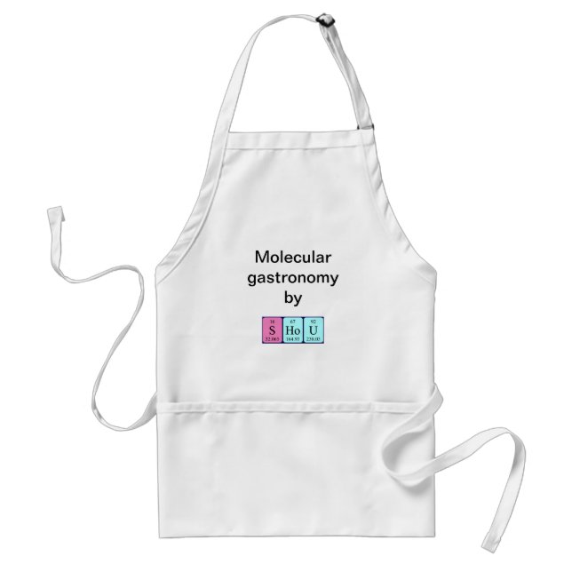 Shou periodic table name apron (Front)