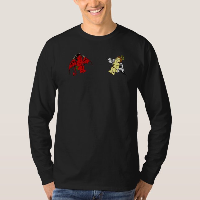 Shoulder Angel Devil Conscience Temptation Inner C T-Shirt (Front)