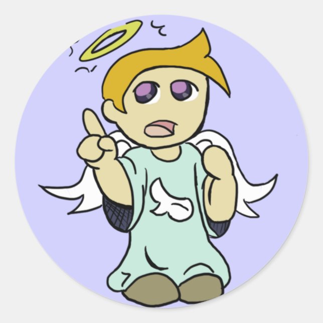 Shoulder Angel Sticker (Front)