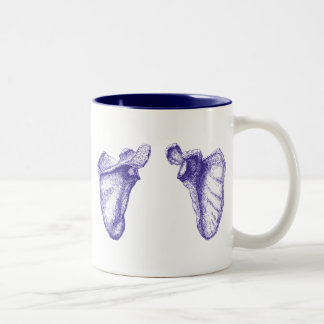 Shoulder blades Two-Tone coffee mug