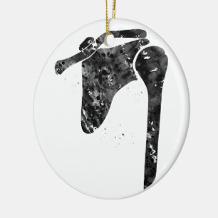 Shoulder Bones Ceramic Ornament