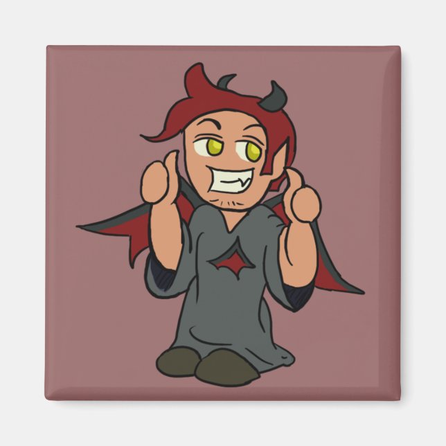 Shoulder Devil Magnet (Front)
