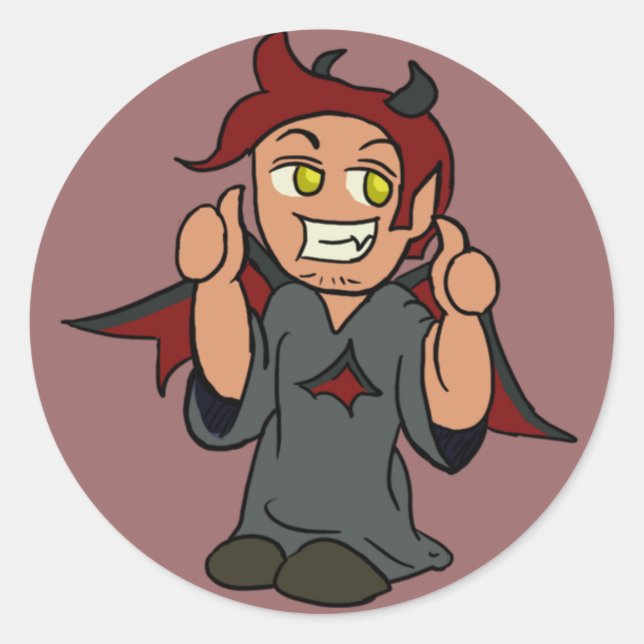 Shoulder Devil Sticker (Front)