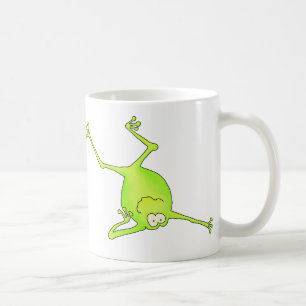 Shoulder Stand Yoga Frog Coffee Mug