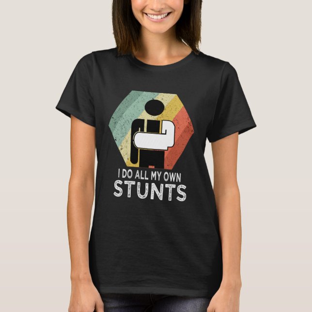 Shoulder Surgery broken bone Get Well Broken Arm T-Shirt (Front)