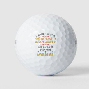 Shoulder Surgery Recovery Humour Golf Balls
