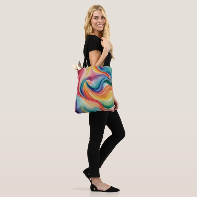 Shoulder Tote Bag (On Model)