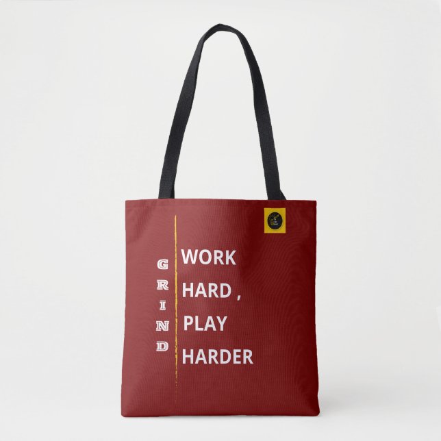 Shoulder Tote Bag - Grind Vibe (Front)
