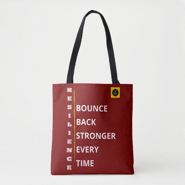 Shoulder Tote Bag - Resilience Vibe (Front)