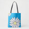 Shoulder Tote Bag - Summer Daisy Blue