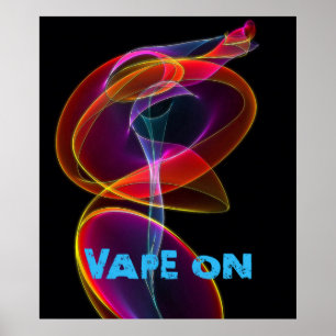 Should've Vaped Skull Poster Print