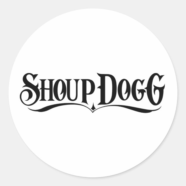 Shoup Dogg Sticker (Front)