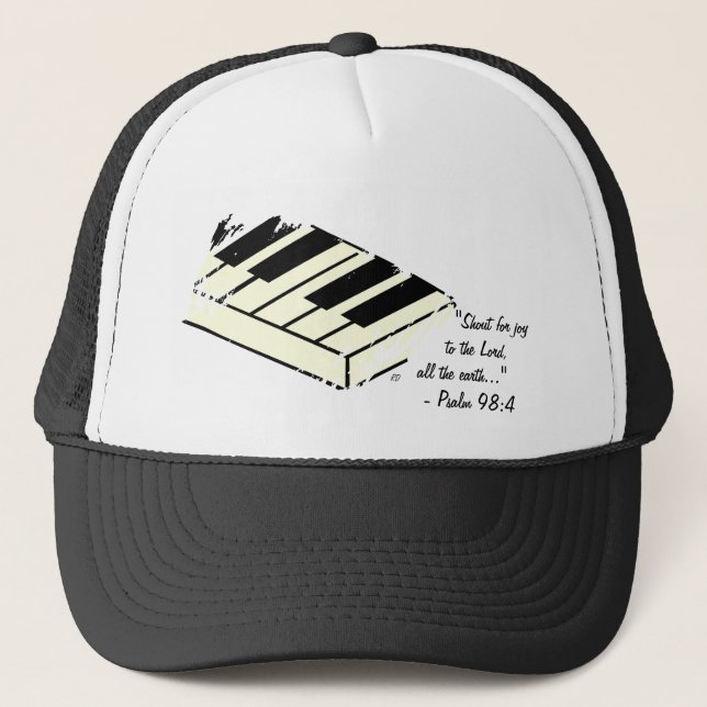 "Shout for Joy - Piano" Hat (Front)